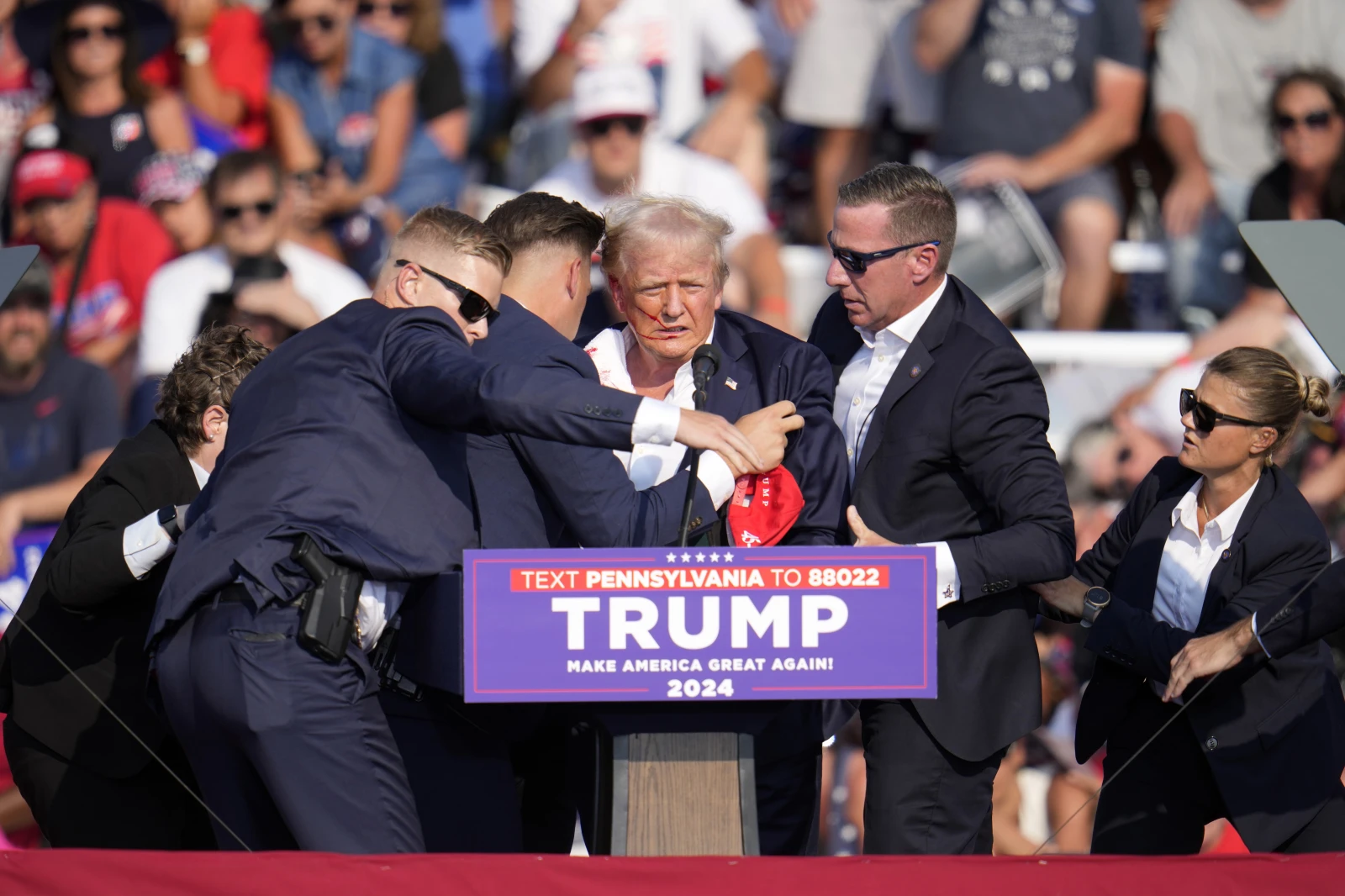 Donald Trump Survives Assassination Attempt At Pennsylvania Rally ...